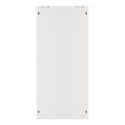 RACK CABINET 19" WALL-MOUNT 27U/600X600 (FLAT PACK) WITH GLASS DOOR GREY LANBERG V2