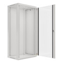 RACK CABINET 19" WALL-MOUNT 27U/600X450 (FLAT PACK) GREY LANBERG V2