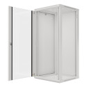 RACK CABINET 19" WALL-MOUNT 27U/600X600 (FLAT PACK) WITH GLASS DOOR GREY LANBERG V2