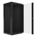 RACK CABINET 19" WALL-MOUNT 27U/600X600 (FLAT PACK) BLACK LANBERG V2