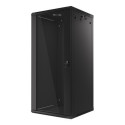 RACK CABINET 19" WALL-MOUNT 27U/600X600 (FLAT PACK) BLACK LANBERG V2