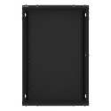 RACK CABINET 19" WALL-MOUNT 18U/600X600 (FLAT PACK) WITH GLASS DOOR BLACK LANBERG V2