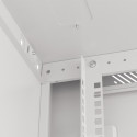 RACK CABINET 19" WALL-MOUNT 18U/600X600 (FLAT PACK) GREY LANBERG V2