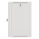 RACK CABINET 19" WALL-MOUNT 18U/600X600 (FLAT PACK) GREY LANBERG V2