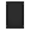 RACK CABINET 19" WALL-MOUNT 18U/600X450 (FLAT PACK) WITH GLASS DOOR BLACK LANBERG V2