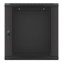 RACK CABINET 19" WALL-MOUNT 12U/600X450 (FLAT PACK) BLACK LANBERG V2