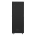 RACK CABINET 19" FREE-STANDING 47U/800X800 (FLAT PACK) BLACK LANBERG