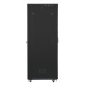 RACK CABINET 19" FREE-STANDING 47U/800X1000 (FLAT PACK) WITH MESH DOOR LCD BLACK LANBERG V2