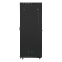 RACK CABINET 19" FREE-STANDING 47U/800X1000 (FLAT PACK) WITH MESH DOOR LCD BLACK LANBERG V2