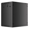 RACK CABINET 19" WALL-MOUNT 12U/600X450 (FLAT PACK) BLACK LANBERG V2