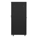 RACK CABINET 19" FREE-STANDING 42U/800X1000 (FLAT PACK) WITH MESH DOOR BLACK LANBERG