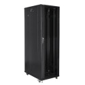 RACK CABINET 19" FREE-STANDING 42U/800X1000 (FLAT PACK) BLACK LANBERG