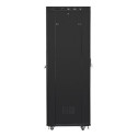RACK CABINET 19" FREE-STANDING 42U/600X800 (FLAT PACK) WITH MESH DOOR LCD BLACK LANBERG V2