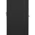 RACK CABINET 19" FREE-STANDING 42U/600X800 (FLAT PACK) WITH MESH DOOR BLACK LANBERG