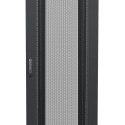 RACK CABINET 19" FREE-STANDING 42U/600X800 (FLAT PACK) WITH MESH DOOR BLACK LANBERG