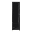 RACK CABINET 19" FREE-STANDING 37U/800X800 (FLAT PACK) BLACK LANBERG