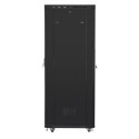 RACK CABINET 19" FREE-STANDING 42U/600X1000 (FLAT PACK) WITH GLASS DOOR LCD BLACK LANBERG V2