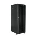 RACK CABINET 19" FREE-STANDING 37U/800X800 (FLAT PACK) BLACK LANBERG