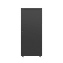 RACK CABINET 19" FREE-STANDING 37U/800X1000 (FLAT PACK) WITH GLASS DOOR LCD BLACK LANBER