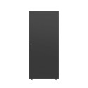 RACK CABINET 19" FREE-STANDING 37U/800X1000 (FLAT PACK) WITH GLASS DOOR LCD BLACK LANBER