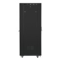 RACK CABINET 19" FREE-STANDING 37U/600X800 (FLAT PACK) WITH MESH DOOR LCD BLACK LANBERG V2