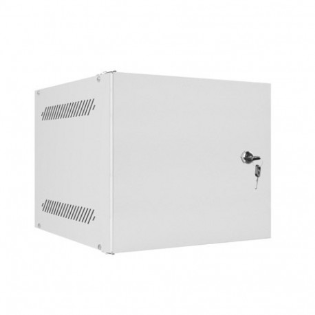 RACK CABINET 10" WALL-MOUNT 4U/280X310 FOR SELF-ASSEMBLY WITH METAL DOOR GREY LANBERG (FLAT PACK)