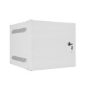 RACK CABINET 10" WALL-MOUNT 4U/280X310 FOR SELF-ASSEMBLY WITH METAL DOOR GREY LANBERG (FLAT PACK)
