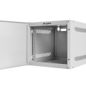 RACK CABINET 10" WALL-MOUNT 4U/280X310 FOR SELF-ASSEMBLY WITH METAL DOOR GREY LANBERG (FLAT PACK)