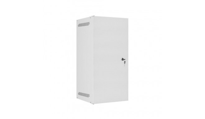 RACK CABINET 10" WALL-MOUNT 12U/280X310 FOR SELF-ASSEMBLY WITH METAL DOOR GREY LANBERG (FLAT PACK)