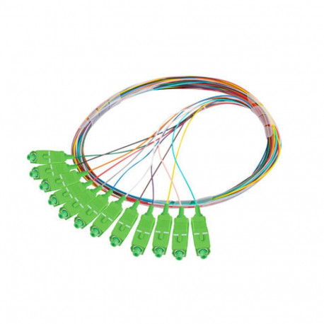 PIGTAIL FIBER OPTIC SM SC/APC SEMI TIGHT 9/125 G657A1 12X2M MULTICOLOUR LANBERG