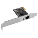 PCI-EXPRESS–>RJ45 ETHERNET ADAPTER NETWORK CARD LANBERG PCI-E X1 1X RJ45 1GB RTL8111C LOW PROFILE