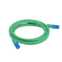 PATCHCORD CAT.6A S/FTP LSZH CCA 2M GREEN FLUKE PASSED LANBERG