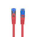 PATCHCORD CAT.6A S/FTP LSZH CCA 1M RED FLUKE PASSED LANBERG