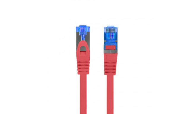PATCHCORD CAT.6A S/FTP LSZH CCA 1M RED FLUKE PASSED LANBERG