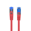 PATCHCORD CAT.6A S/FTP LSZH CCA 1.5M RED FLUKE PASSED LANBERG