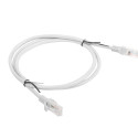 PATCHCORD CAT.6 UTP 1M GREY FLUKE PASSED LANBERG 10-PACK