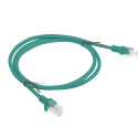 PATCHCORD CAT.6 UTP 1M GREEN FLUKE PASSED LANBERG