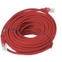 PATCHCORD CAT.6 UTP 15M RED FLUKE PASSED LANBERG