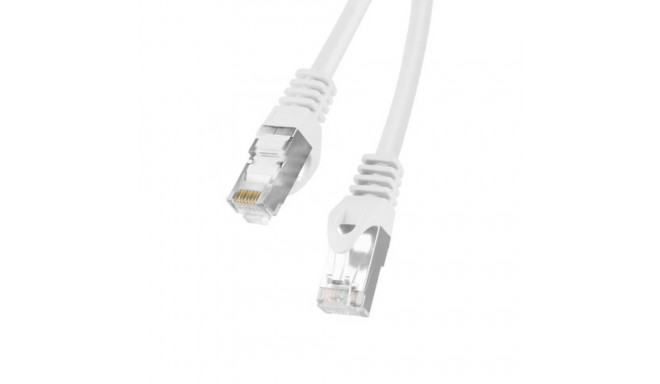 PATCHCORD CAT.6 FTP 0.5M WHITE FLUKE PASSED LANBERG