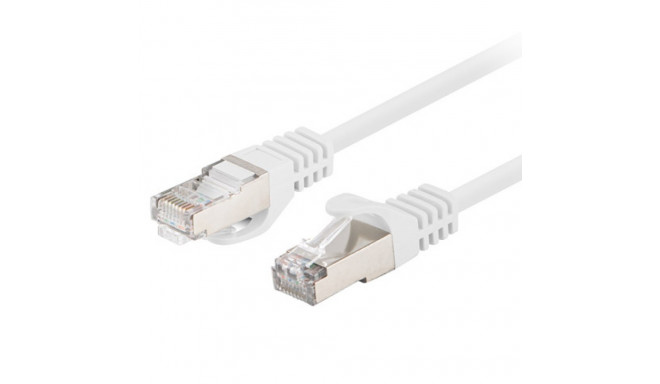 PATCHCORD CAT.6 FTP 0.25M WHITE FLUKE PASSED LANBERG