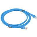 PATCHCORD CAT.5E UTP 2M BLUE FLUKE PASSED LANBERG 10-PACK