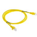 PATCHCORD CAT.5E UTP 1M YELLOW FLUKE PASSED LANBERG