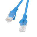 PATCHCORD CAT.5E UTP 1M BLUE FLUKE PASSED LANBERG 10-PACK