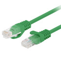 PATCHCORD CAT.5E UTP 1M GREEN FLUKE PASSED LANBERG