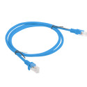 PATCHCORD CAT.5E UTP 1M BLUE FLUKE PASSED LANBERG