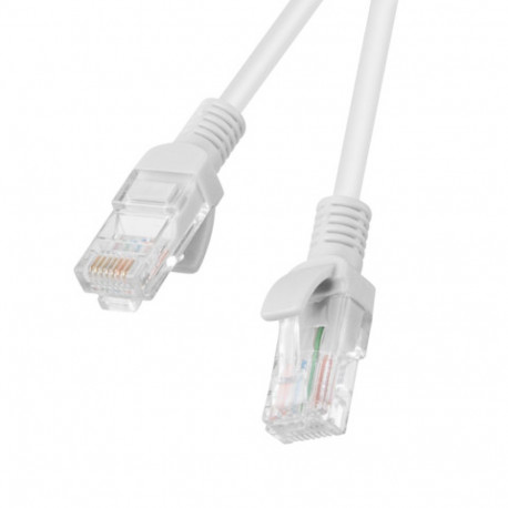 PATCHCORD CAT.5E UTP 15M GREY FLUKE PASSED LANBERG