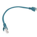 PATCHCORD CAT.5E UTP 0.25M BLUE FLUKE PASSED LANBERG 10-PACK