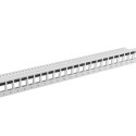 PATCH PANEL BLANK 24 PORT 1U FOR KEYSTONE MODULES GREY LANBERG