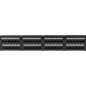 PATCH PANEL 48 PORT 2U 19" CAT.6 BLACK LANBERG