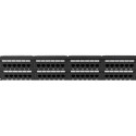 PATCH PANEL 48 PORT 2U 19" CAT.5E BLACK LANBERG